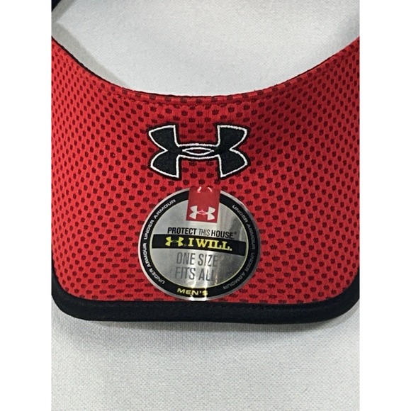 Under Armour men's mesh visor with a black trim and adjustable strap, OSFA - Picture 2 of 8